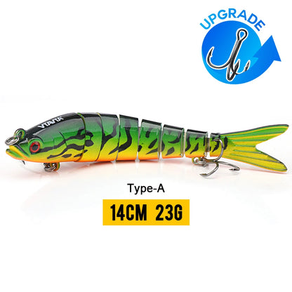 VTAVTA 10/14cm Sinking Wobblers Fishing Lures Jointed