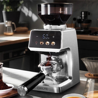 CafeLffe Electric Coffee Bean Grinder - Household Small Coffee