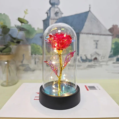 Rose Light Beautiful Realistic Looking Night Light Rose