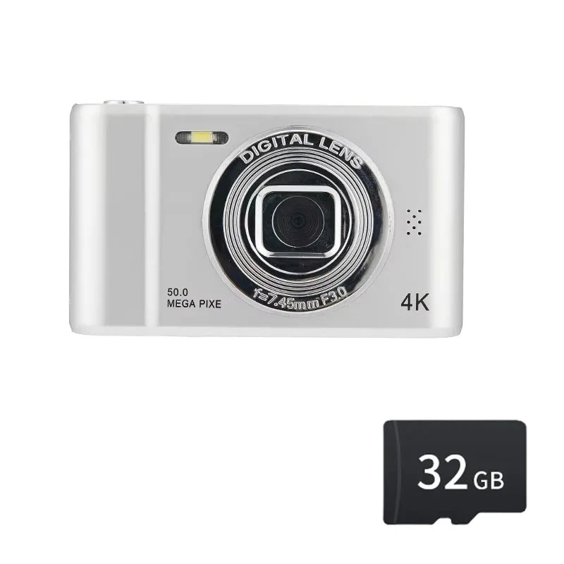 4K Digital Camera Travel Selfie Camara 50 Megapixels
