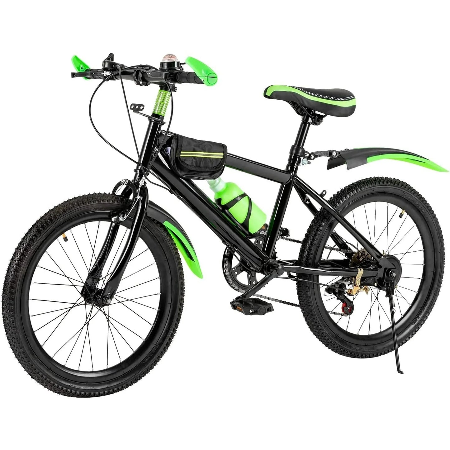 20" Mountain Bike 7 Speeds Kids Bicycle Dual-Disc Brakes
