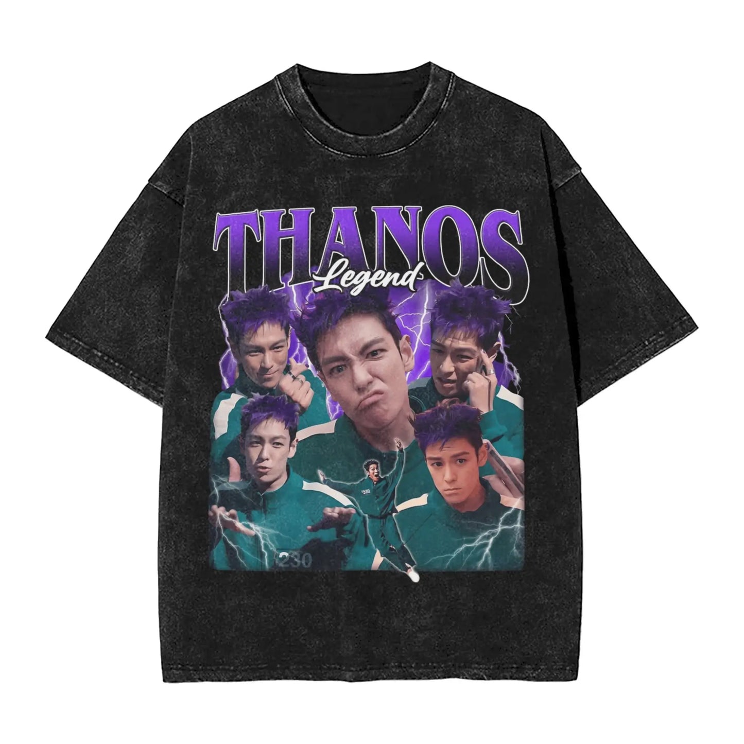 Harajuku Washed T Shirt Choi Seung Hyun T.O.P