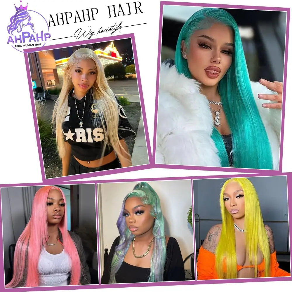 30 Inch 613 Blonde HD Transparent Lace Front Wigs Human Hair