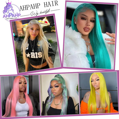 30 Inch 613 Blonde HD Transparent Lace Front Wigs Human Hair