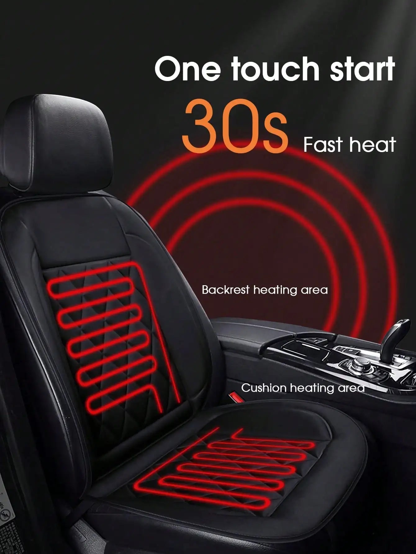 Car heating cushion in winter 12V electric heating cushion