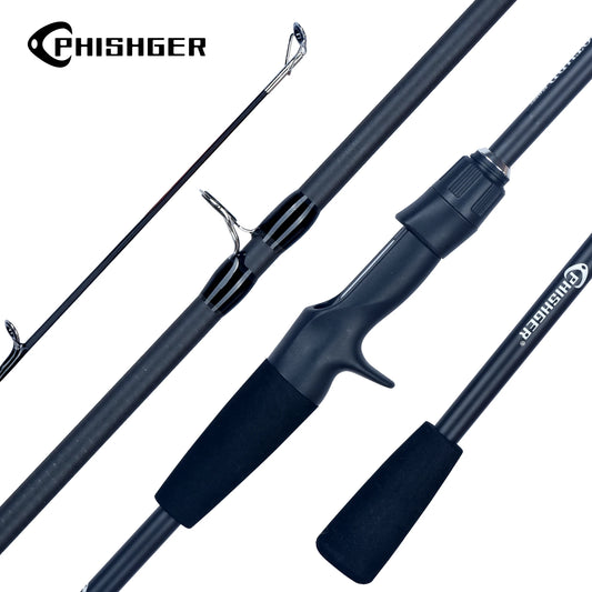 PHISHGER Spinning Baitcasting Travel Carbon Mini