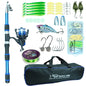 1.8m 2.1M Fishing Rod and Reel Line Lure Set Carbon