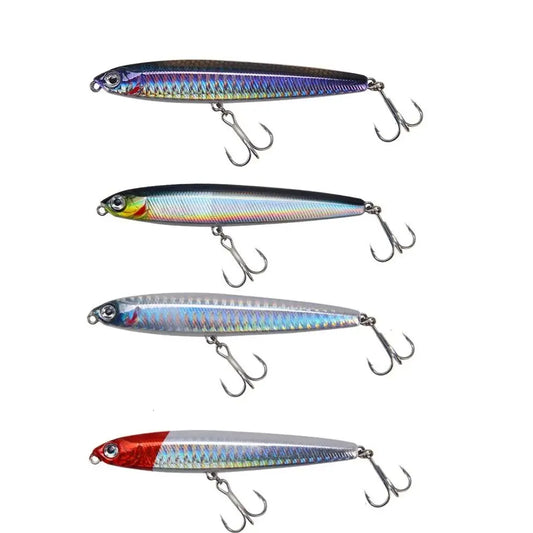 4pcs/set Fishing Lure Pencil Sinking 10cm 24g Bass Fishing