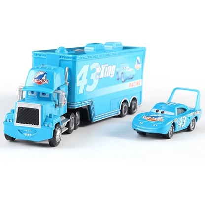 Disney Pixar Cars And Trucks Toy Set The King Cruz