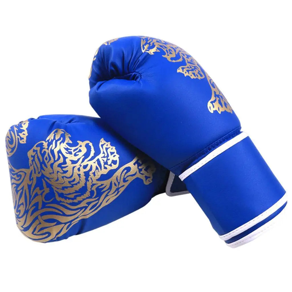 Adults Boxing Gloves Breathable PU Leather Fighting Gloves Kids Boxing