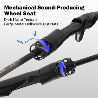 LEYDUN Black Creek Fishing Rod 2 Section Spinning Casting 1.5/1.68/1.8m