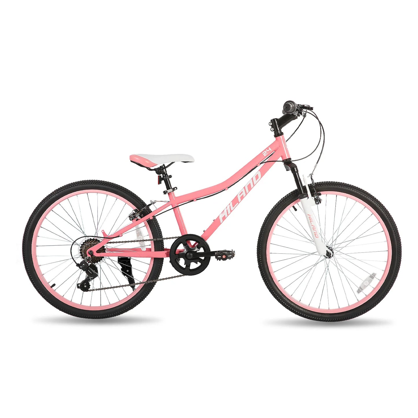 Hiland  24 Inch Mountain Bike for Kids Age 7 AND OLDER