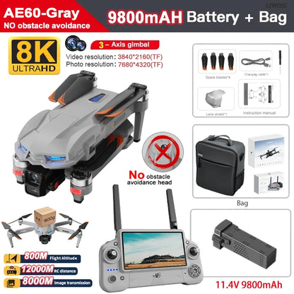 AE60 Ultra Professional Drone With 8K Camera GPS