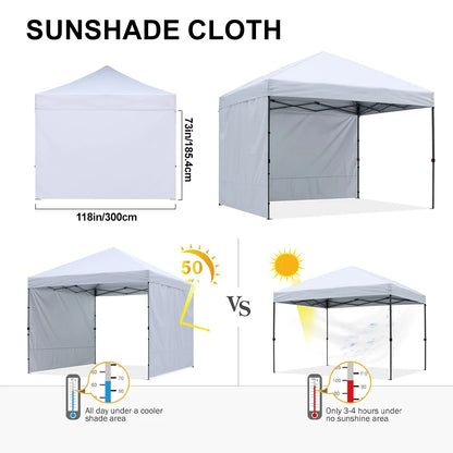 3x3m Pop Up Canopy Tent Instant Setup Large Waterproof
