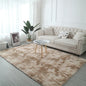 VIKAMA Tie-Dye Plush Carpet Living Room Decoration Soft Fluffy