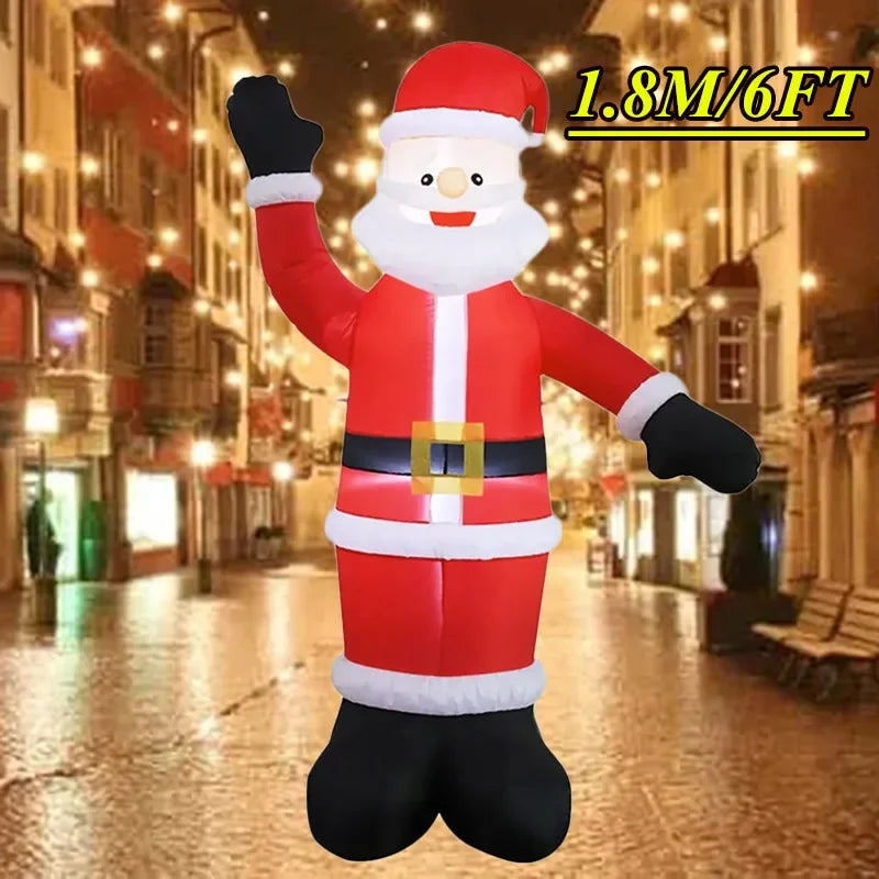 Christmas Decorations Model Built-in LED Lights Inflatable Toys Ornament