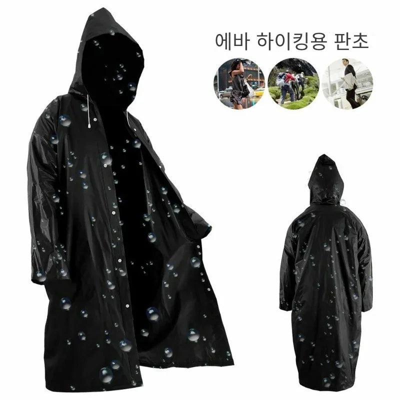High Quality 1piece 145*68CM EVA Unisex Raincoat