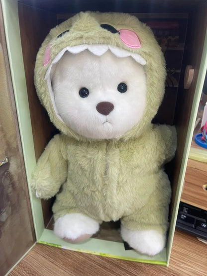 New 2025 30cm Doll Clothes Plush Toy Set Bear Kawaii Anime