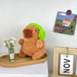 Cute Capybara Plush Toy Hoodie with Wings Simulation Doll