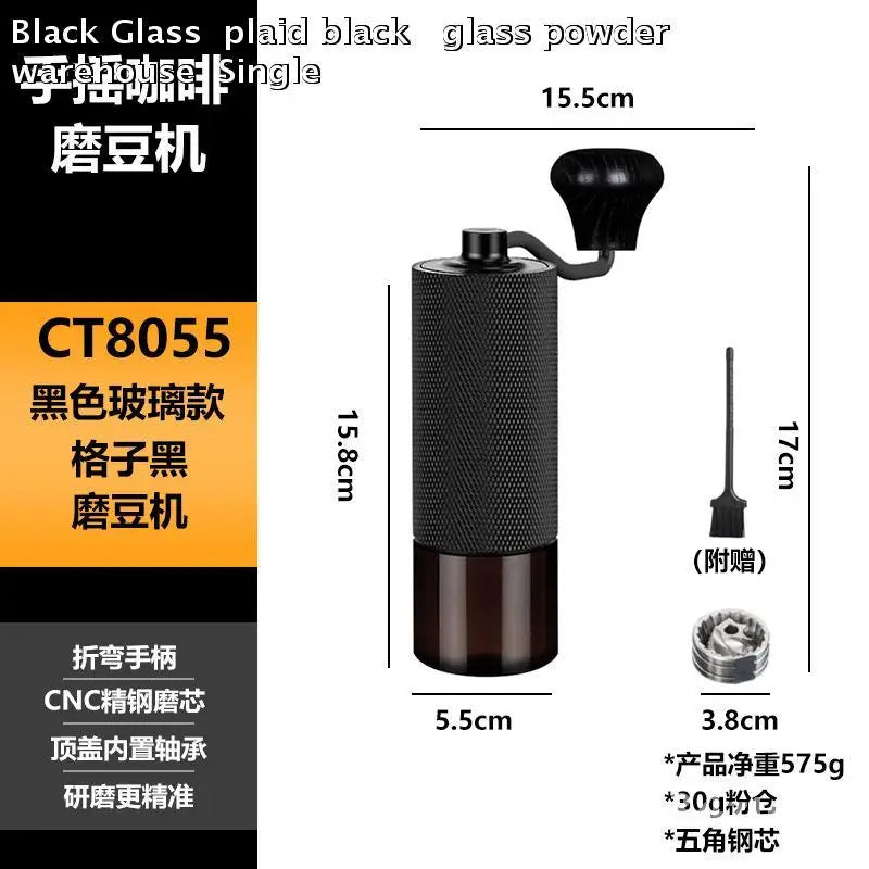 Stainless Steel Hand Coffee Grinder Manual Portable Bean Grinder