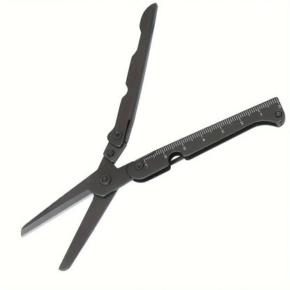 Portable Multifunctional Folding Scissors, Stainless Steel