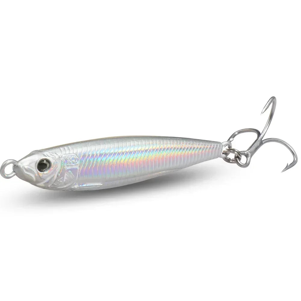 Metal Jig Bait 20g 30g 40g Spinner Sinking 3D Eye Color