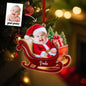 Christmas Car Ornament with Baby Photo, Personalized