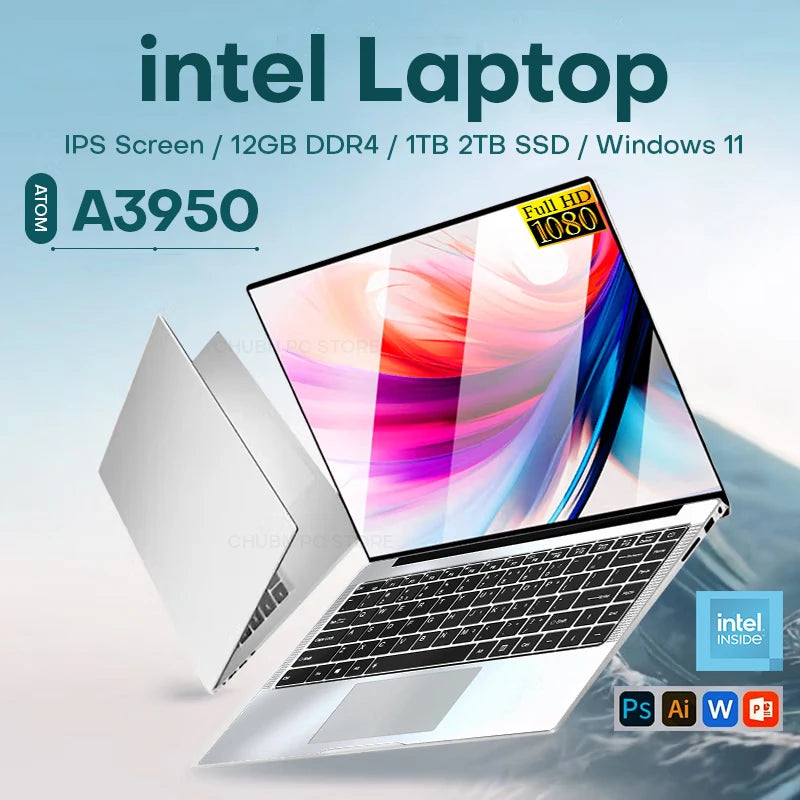 Laptop Computer Windows 11 Pro Intel Atom A3950 2025