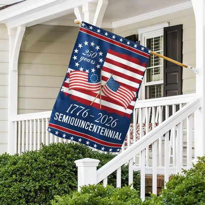 US 250th Anniversary 1776 2026 Semiquincentennial Flag, Independence Day