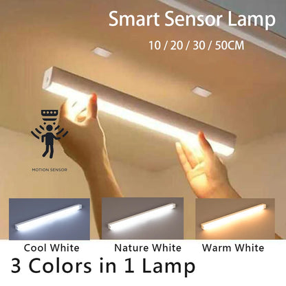Wireless USB Rechargeable Motion Sensor LED