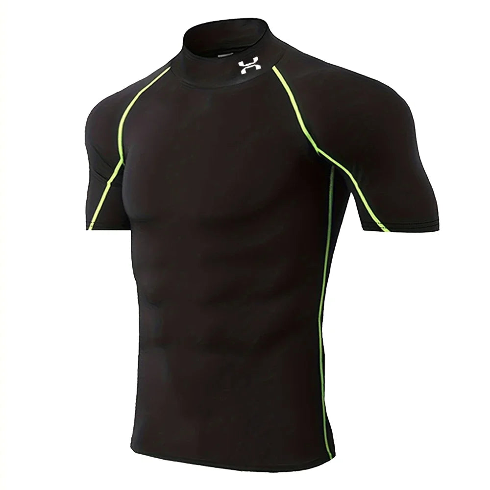 Quick-drying Exercise Compression Short Sleeve