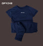 DFYZHE round neck breathable short sleeved+long pants