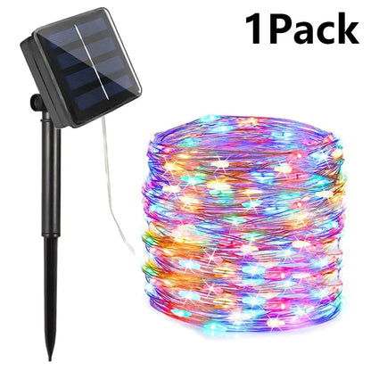 7M/12M/22M/32M LED Solar String Fairy Lights Outdoor