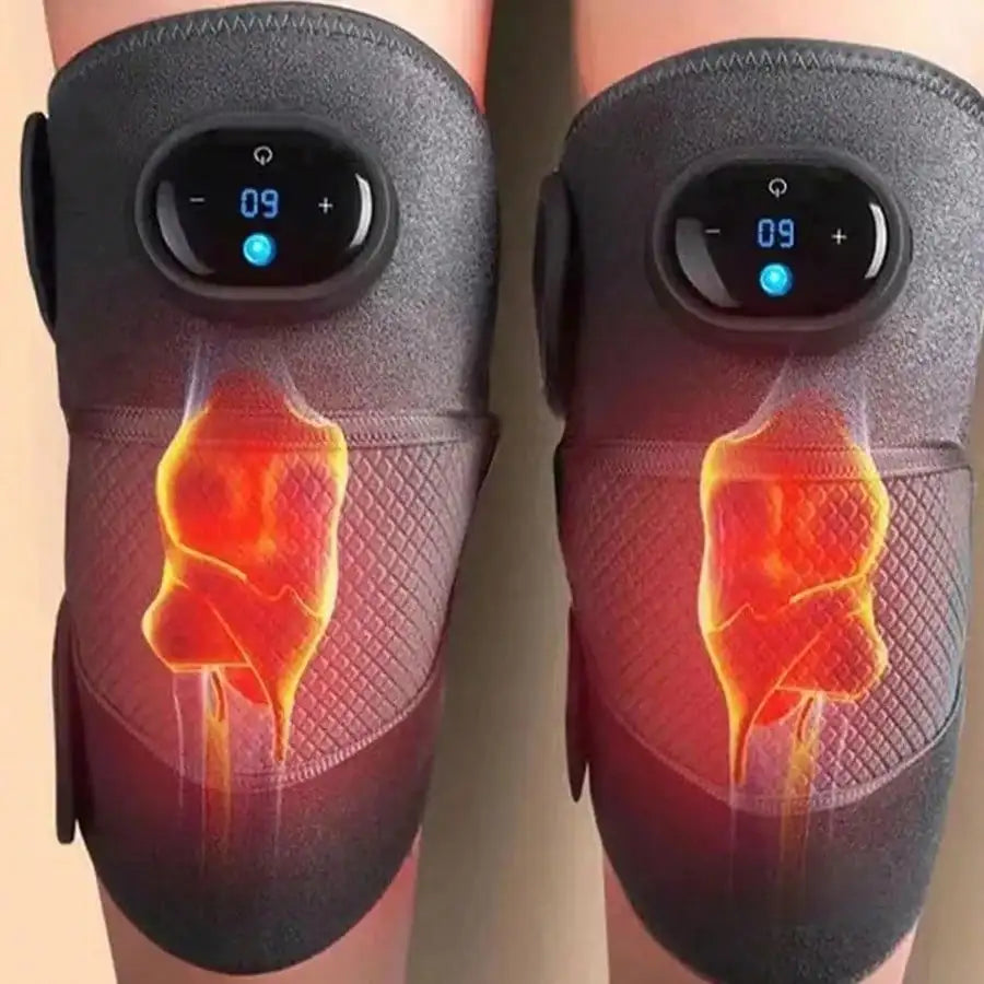 Heated And Vibrating Knee Massage Pad,