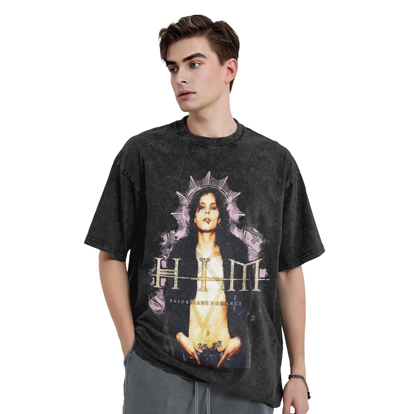 Him Band Razorblade Romance HQ  T Shirt Heartagram Ville