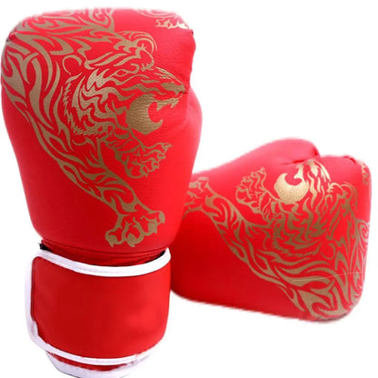Adults Boxing Gloves Breathable PU Leather Fighting Gloves Kids Boxing