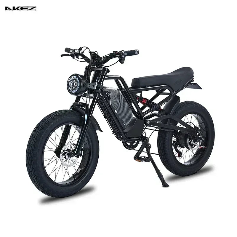 Electric Bicycle Full Suspension Removable Battery Fat TIRE