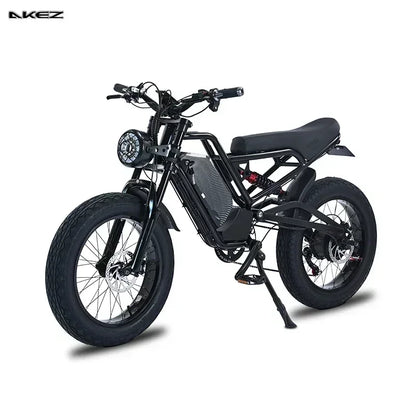 Electric Bicycle Full Suspension Removable Battery Fat TIRE