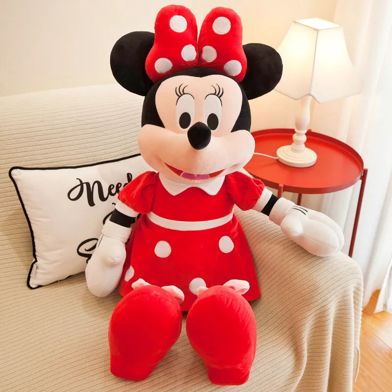 35cm Mickey Mouse Plush Toys Kawaii Anime Mickey Minnie Stuffed