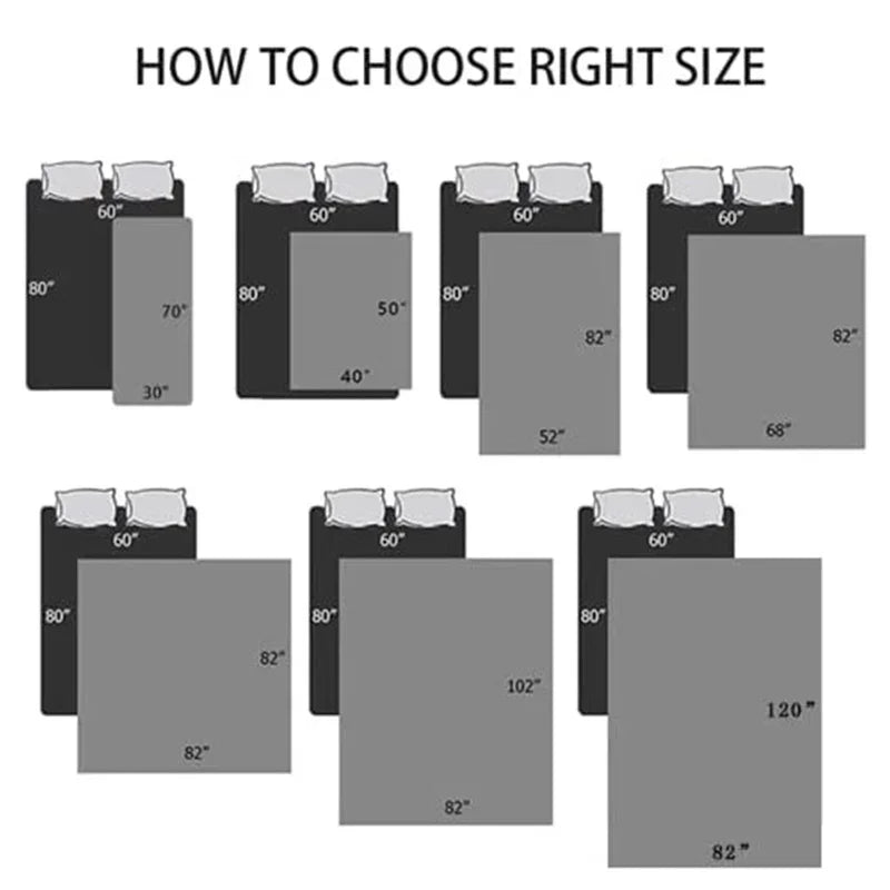 Water Repellent Bedspread on The Bed King Size