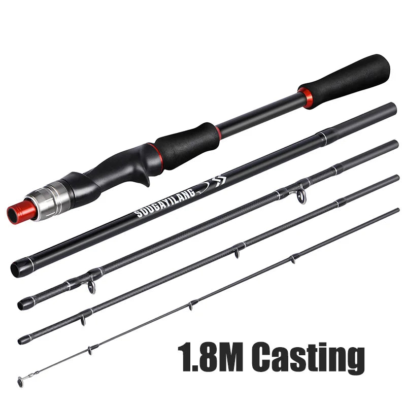 Sougayilang 1.8m 2.1m Lure Fishing Rod Carbon Fiber
