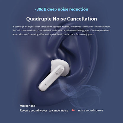 Realfit F3 ANC Active Noice Cancellation Bluetooth Earphones