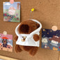 Cute Capybara Plush Toy Hoodie with Wings Simulation Doll