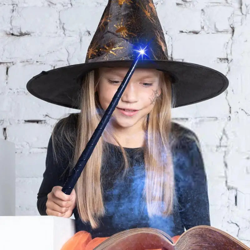 Light Up Wizard Wand Glowing Witch