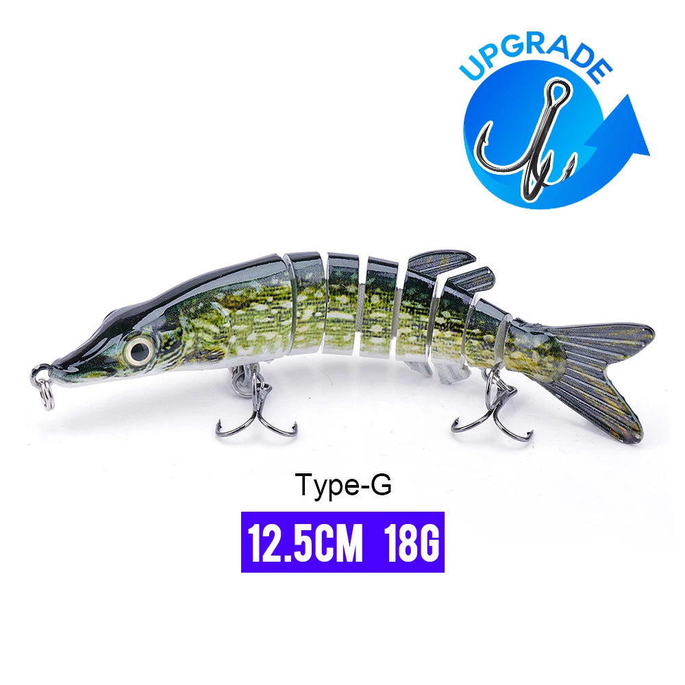 VTAVTA 10/14cm Sinking Wobblers Fishing Lures Jointed
