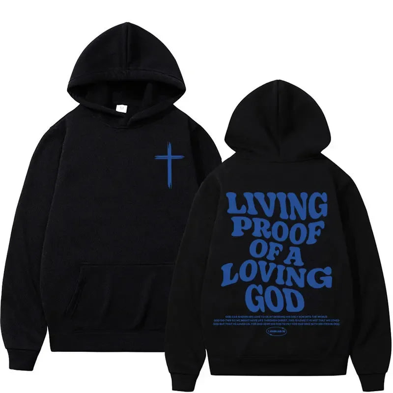 Harajuku Aesthetic Christian Jesus Church Hoodie Bible Verse