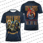 Guns N’ Roses 2025 World Tour Schedule List TShirt