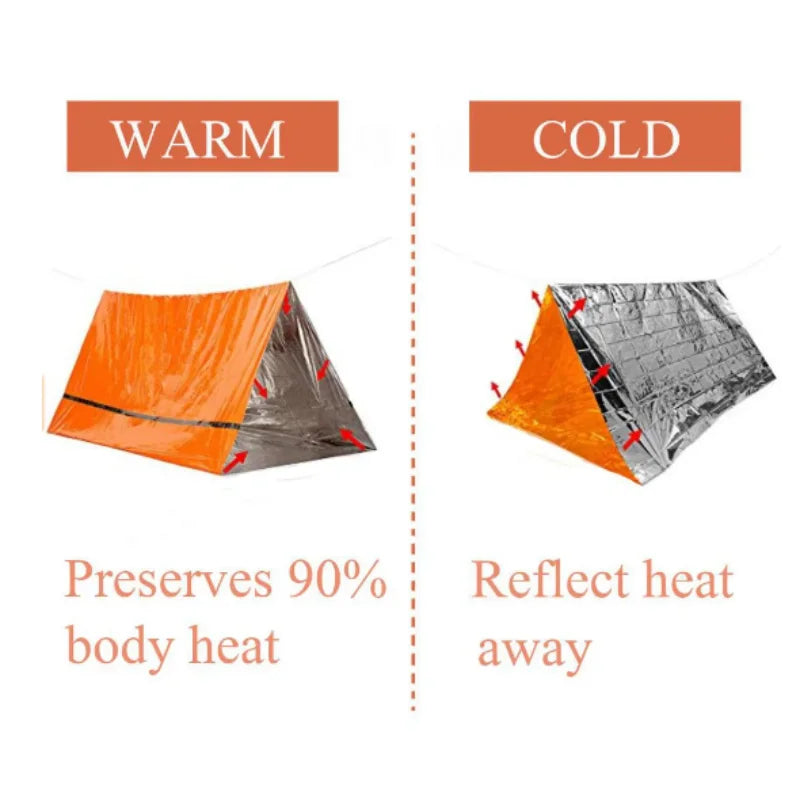 2 Person Emergency Tent Casa De Waterproof Camping Travel