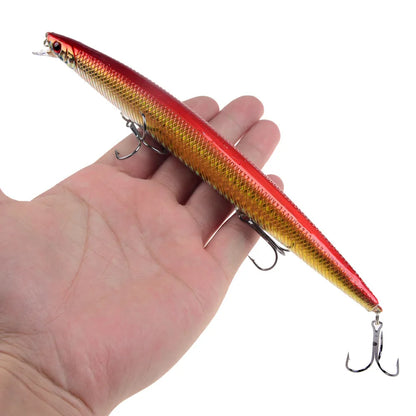 16 Colors 18cm 24g Minnow Fishing Lure Laser Crankbait