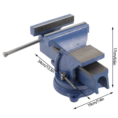 Heavy Duty Bench Vise Household Vise Bench 5 Inch 6KG or 6 inch 12KG Bench Vice Metalworking Vice Engineer Clamp